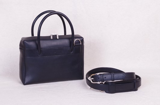 Sac à main sur mesure - en cuir Elbamatt certifié , tannage végétal