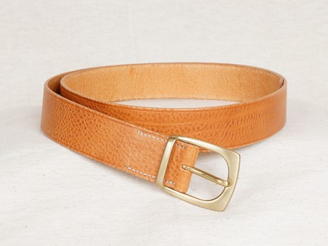 Ceinture - en cuir tannage végétal